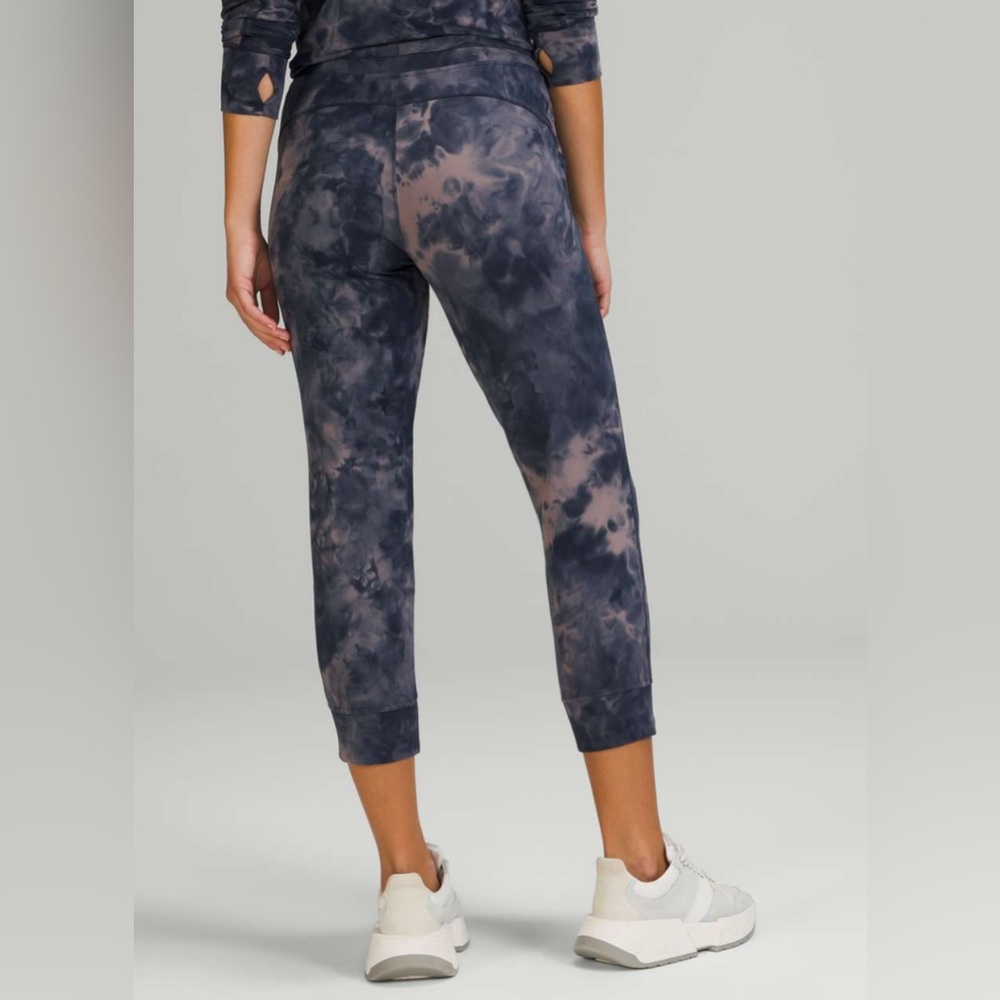 NWOT Lululemon Ready to Rulu Jogger Crop Diamond Dye Lunar Rock True Navy